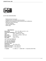 Gigabyte GZ-AX1CBS-SNG Datasheet