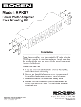 Bogen RE84 User manual