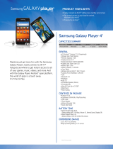 Samsung YP-G1CWY Datasheet