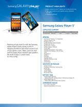 Samsung YP-G70CWY Datasheet