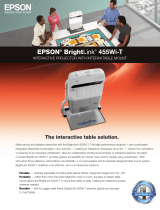 Epson BrightLink 455Wi-T Datasheet