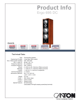 Canton ERGO 695 W Datasheet