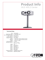 Canton GLE 455.2 W Datasheet