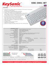 KeySonic KSK-3001 IBT (DE) Datasheet