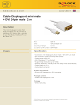 DeLOCK 3m mini DP/DVI Datasheet