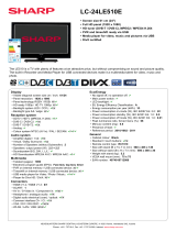 Sharp LC-24LE510E Datasheet