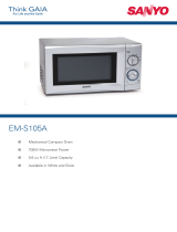 Sanyo EM-S105A User manual