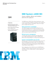 IBM 3200 M3 Datasheet