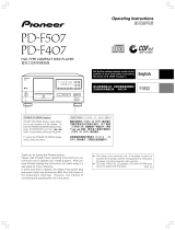 Pioneer PD-F407 User manual