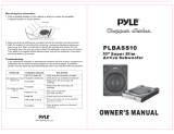 Pyle PLBASS10 User manual