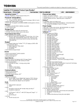 Toshiba P775-S7365 Datasheet