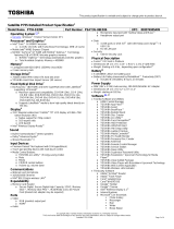 Toshiba P755-S5398 Datasheet