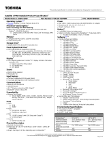 Toshiba L755D-S5359 Datasheet