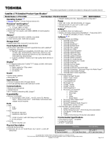 Toshiba L775-S7350 Datasheet