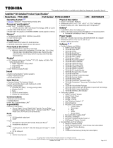 Toshiba P745-S4380 Datasheet