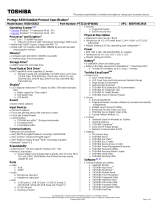 Toshiba R830-S8332 Datasheet