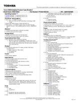 Toshiba R850-S8552 Datasheet