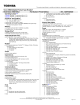 Toshiba PT524U-02G022 Datasheet