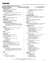 Toshiba R850-S8522 Datasheet