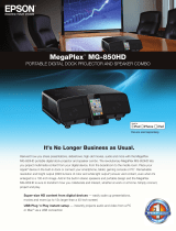 Epson MegaPlex MG-850HD Datasheet