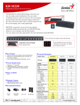 Genius KB-M220 PS2 Datasheet