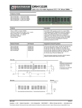 Dataram 2GB DDR3-1333 Datasheet