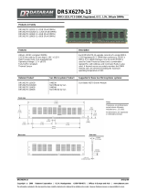 Dataram GRSX6275-13/4GB Datasheet