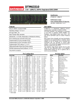 Dataram DTM63310R User manual