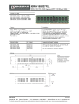 Dataram DRH165G7RL/8GB Datasheet