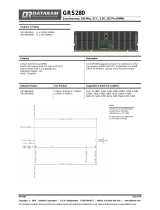 Dataram 4GB(4 x 1GB) SDRAM Datasheet