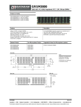 Dataram DRSM3000S/8GB Datasheet