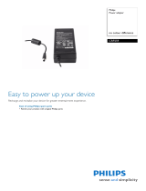 Philips Power adaptor for SoundBar CRP259 Datasheet