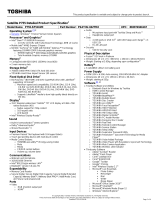 Toshiba P755-SP5161M Datasheet