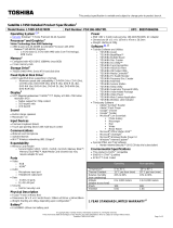 Toshiba L745D-SP4174RM Datasheet