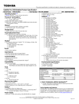 Toshiba C650-EZ1551 Datasheet