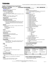 Toshiba L755-S5256 Datasheet