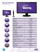 BenQ G2250 Datasheet