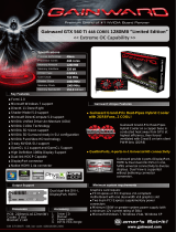 Gainward GTX 560 Ti 448 CORES 1280MB “Limited Edition” Datasheet