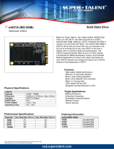 Super Talent Technology 128GB mSATA (MO-300B) Datasheet