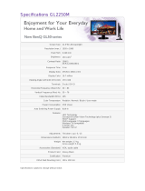 BenQ GL2250M Datasheet