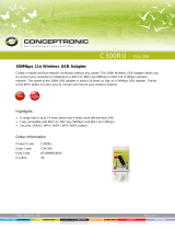 Conceptronic C300RUV3 Datasheet