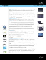 Sony VPCF12LGX/B Datasheet