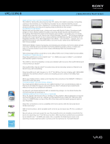 Sony VPCJ113FX/B Datasheet