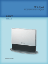Sony PCS-G70S Datasheet