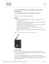 Cisco WRP400-G3 Datasheet