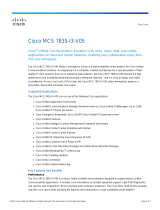 Cisco MCS 7835 Series Datasheet