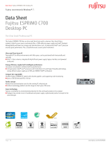 Fujitsu ESPRIMO C700 + Service Pack, 3Y, On-Site Datasheet
