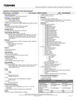 Toshiba L745-S4126 Datasheet