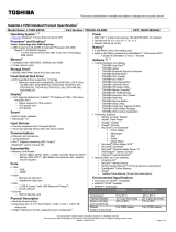 Toshiba PSK32U-03J00N Datasheet