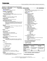 Toshiba C650-EZ1561 Datasheet
